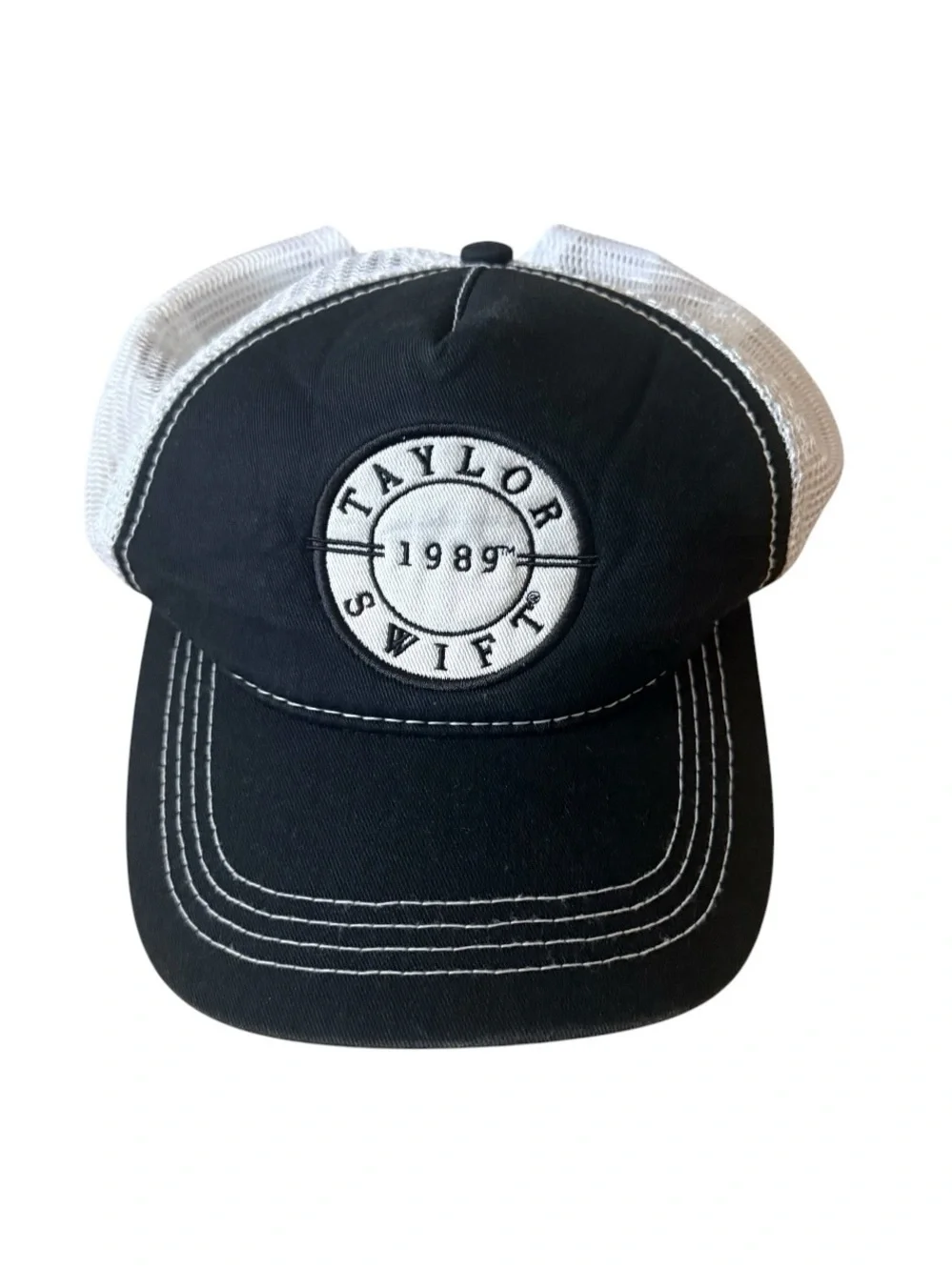 Taylor Swift 1989 Black and White Mesh Trucker Cap